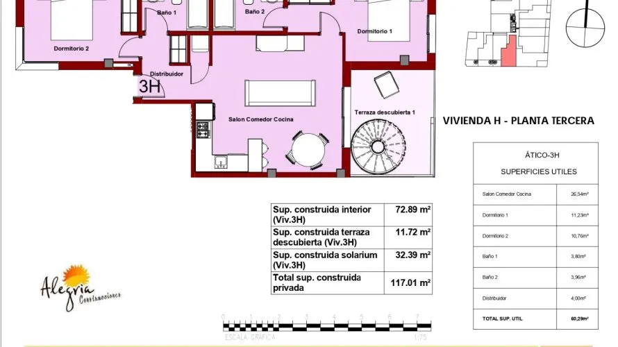 Apartamento de 2 dormitorios en Torrevieja, Spain No. 61 № 8