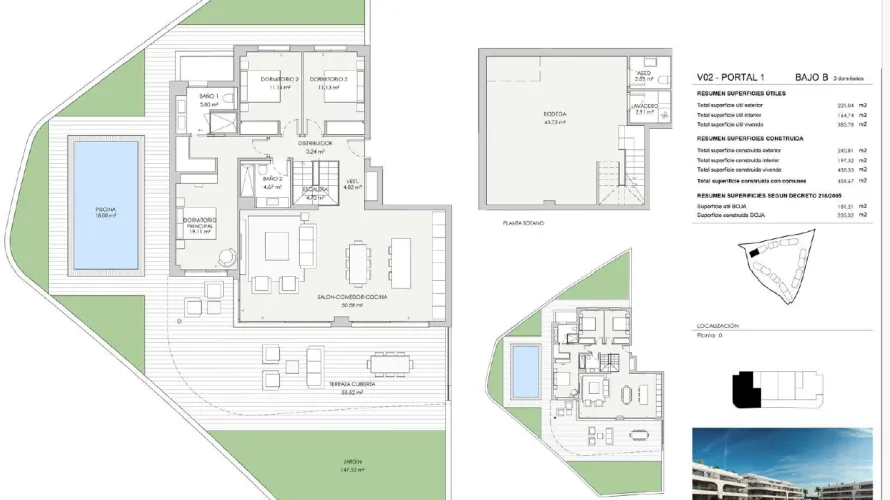 Apartamento de 3 dormitorios en La Atalaya, Spain No. 304 № 3