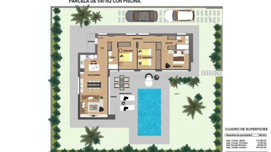 Villa de 3 dormitorios en Calasparra, España No. 676