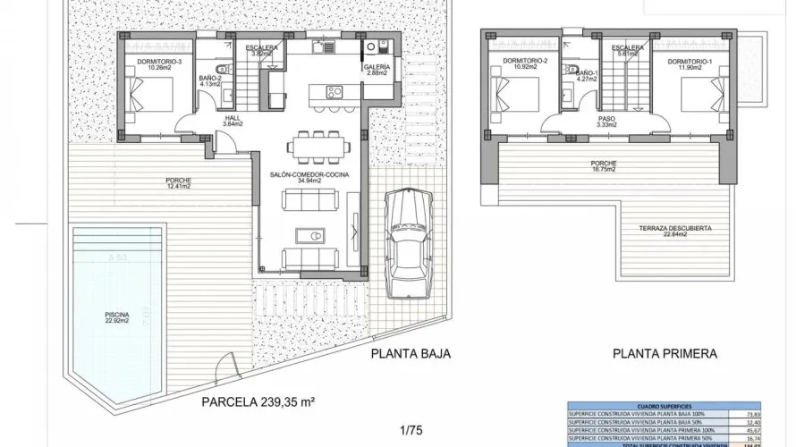 Villa de 3 dormitorios en Benijófar, España No. 707 № 2