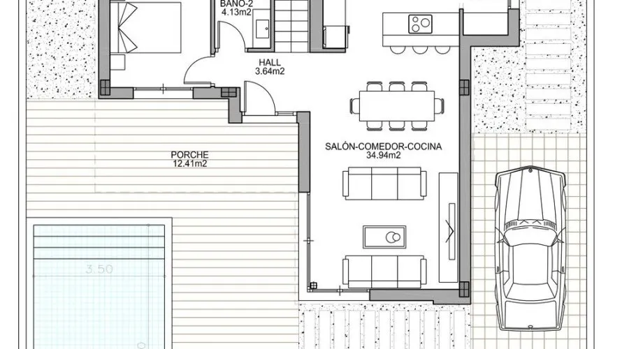 Villa de 3 dormitorios en Benijófar, España No. 707