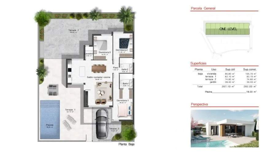 Villa de 3 dormitorios en Banos Y Mendigo, España No. 754