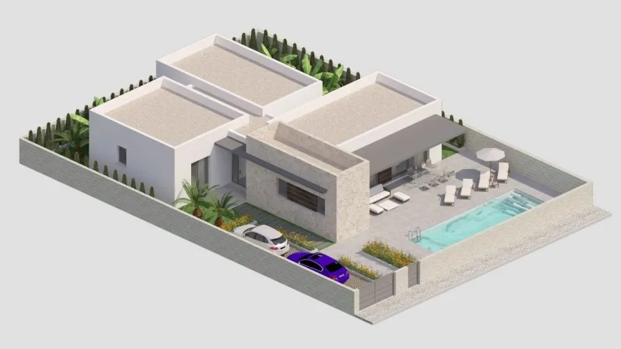 Villa de 3 dormitorios en Benijófar, España No. 706 № 4