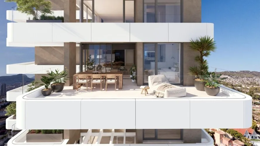 Apartamento de 2 dormitorios en Calpe, Spain No. 1044