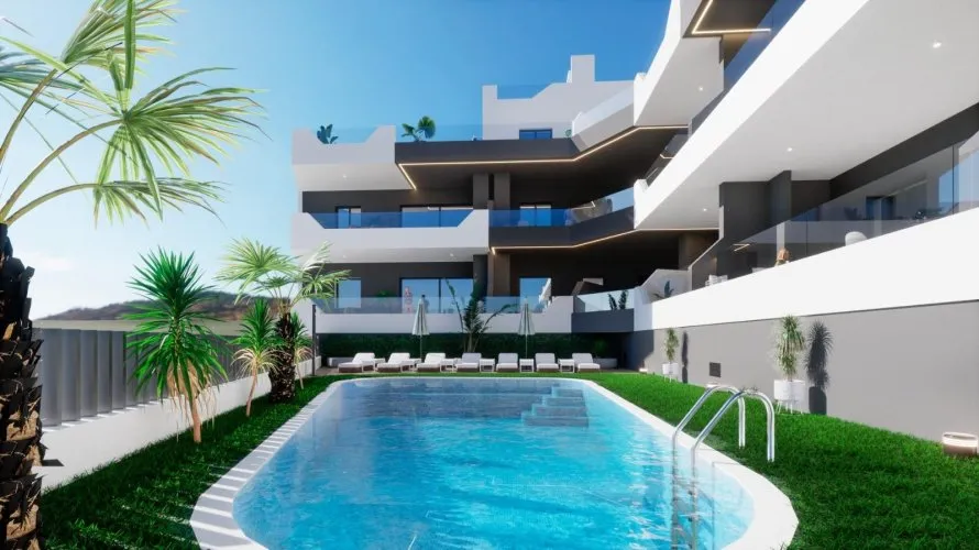 Apartamento de 2 dormitorios en Benijófar, España No. 992