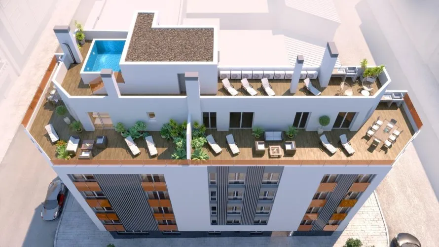 Apartamento de 1 dormitorio en Alicante, España No. 1008 № 1