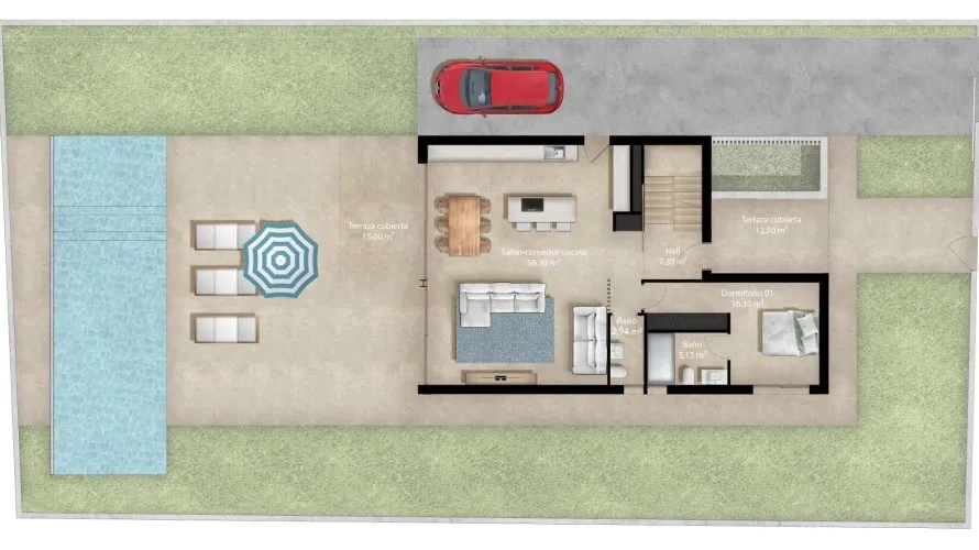 Villa de 4 dormitorios en La Zenia, España No. 654 № 6