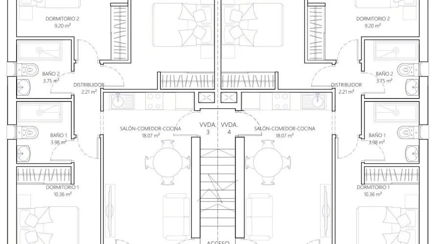 Bungalow de 3 dormitorios en Nueva Torrevieja, España No. 1139 № 17