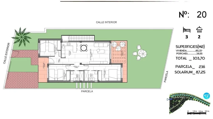Villa de 3 dormitorios en Algorfa, España No. 903 № 6