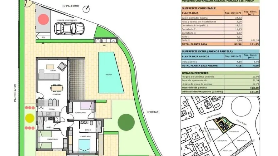 Apartamento de 3 dormitorios en Polop, España No. 1030 № 22