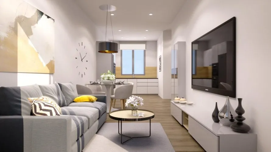 Apartamento de 1 dormitorio en Alicante, España No. 1008