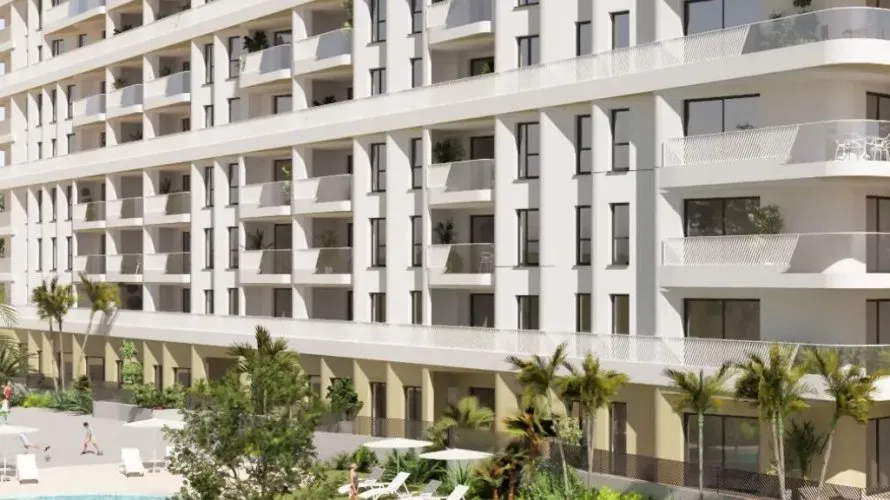 Apartamento de 2 dormitorios en Villajoyosa, Spain No. 579