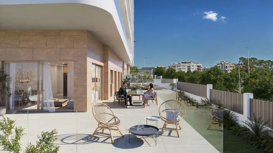 Apartamento de 2 dormitorios en Villajoyosa, Spain No. 600