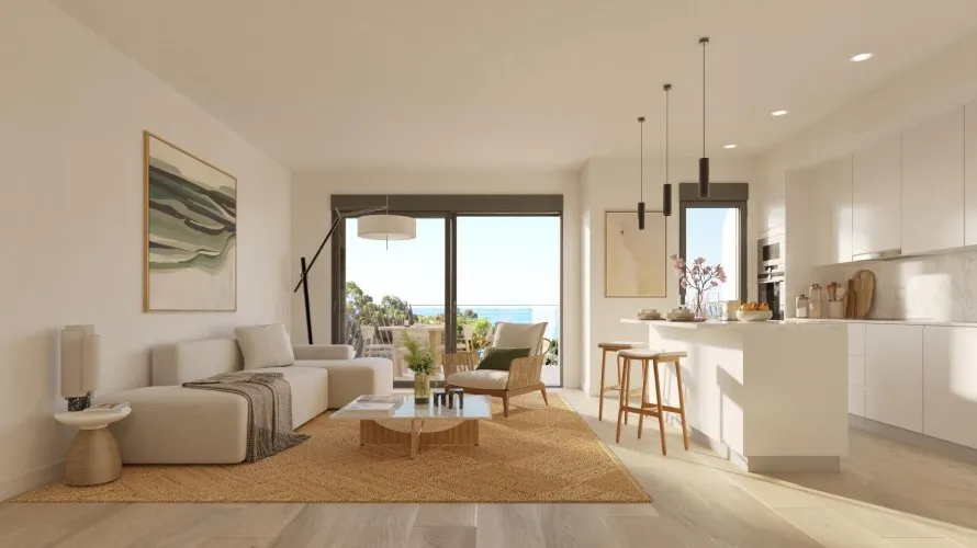 Apartamento de 1 dormitorio en Villajoyosa, Spain No. 831