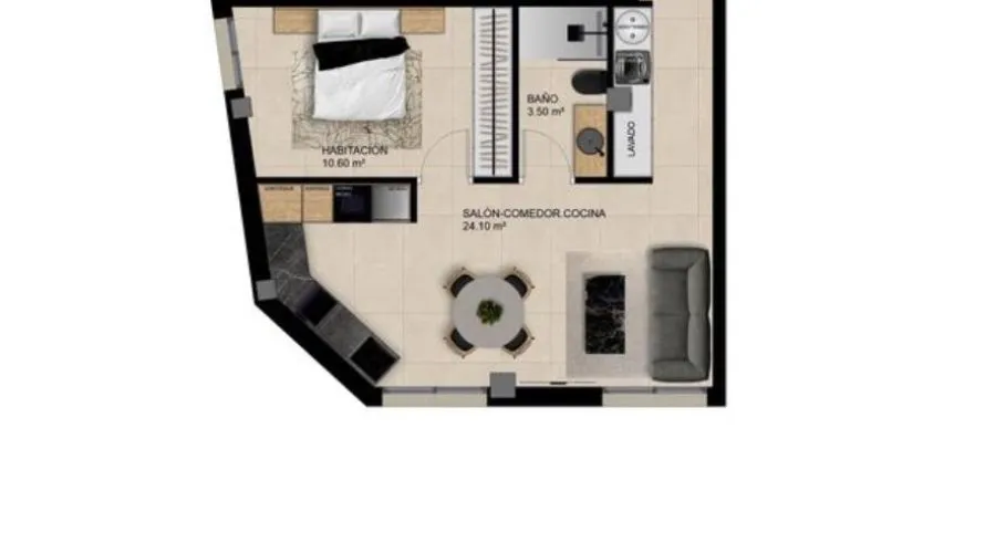 Apartamento de 2 dormitorios en Elche, España No. 1517 № 4