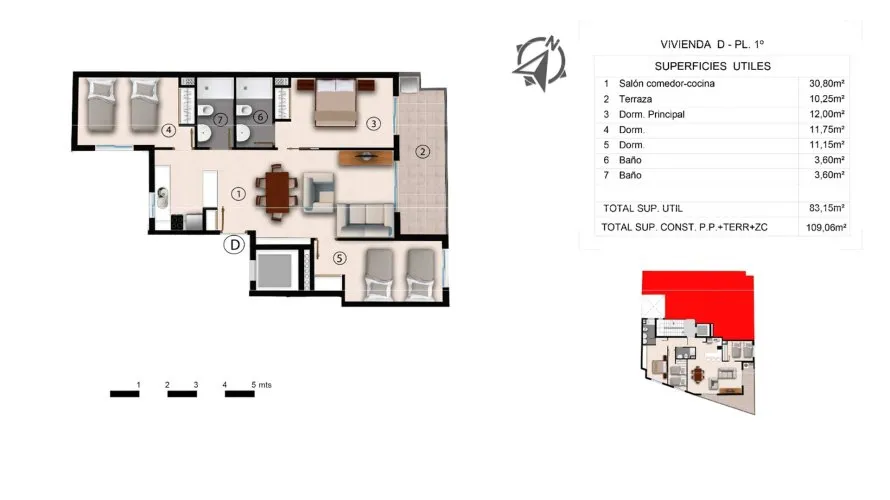 Apartment de 3 chambres à Alegria Residencial XX Torrevieja, Spain No. 69