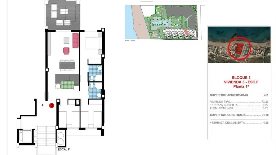 Apartment de 3 chambres à Denia, Espagne No. 705