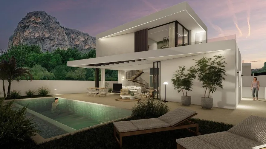 Villa de 3 chambres à Polop, Espagne No. 1072 № 7