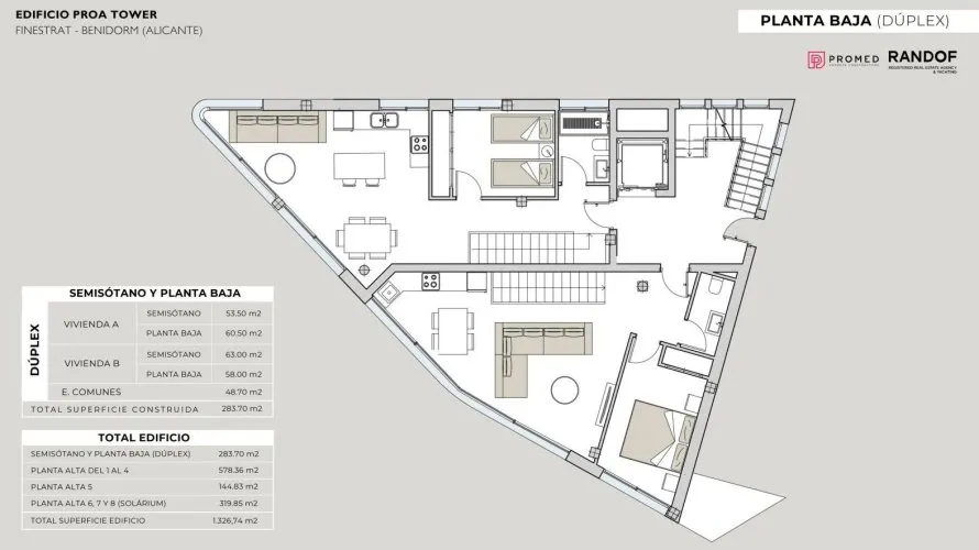 Penthouse de 3 chambres à Finestrat, Espagne No. 1096 № 11