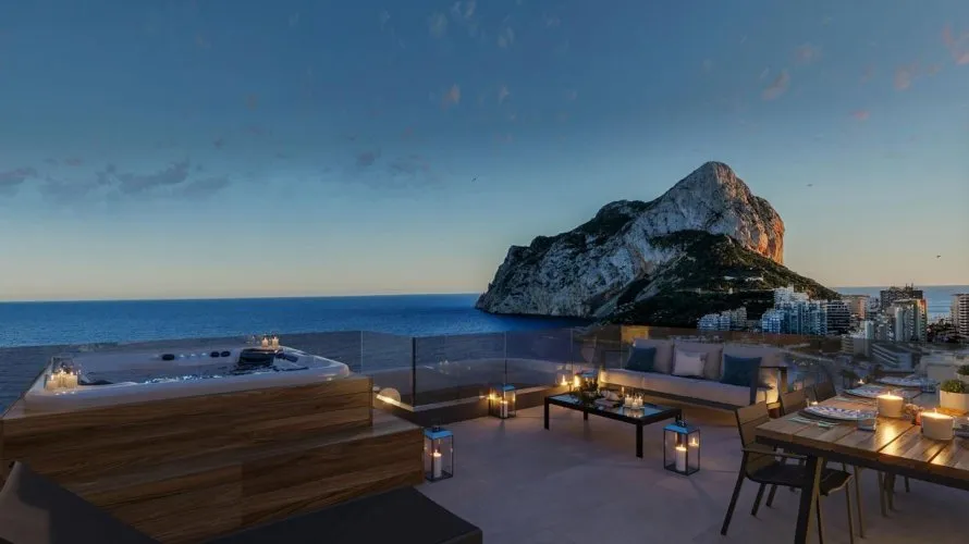 Penthouse de 3 chambres à Calpe, Spain No. 577