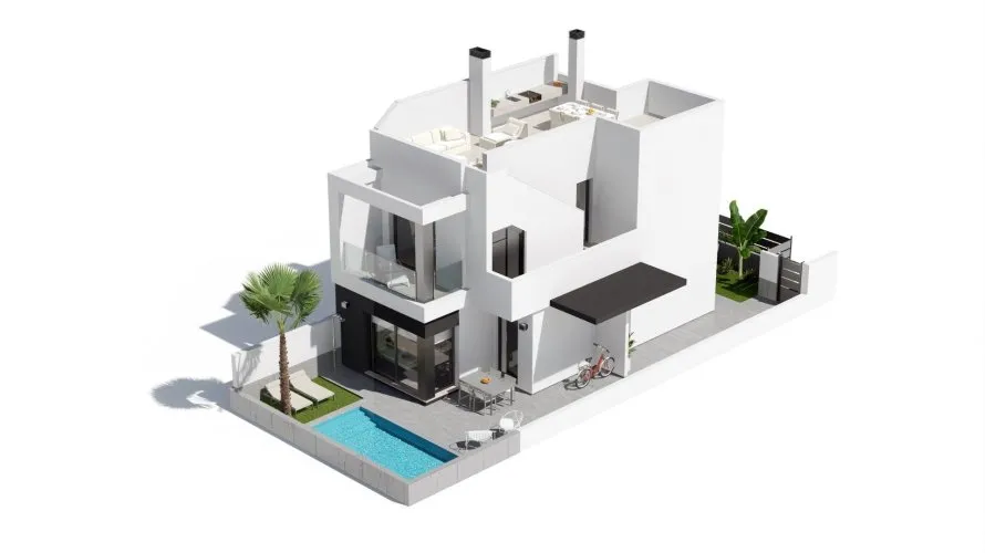 Villa de 3 chambres à Santiago de la Ribera, Espagne No. 913 № 6