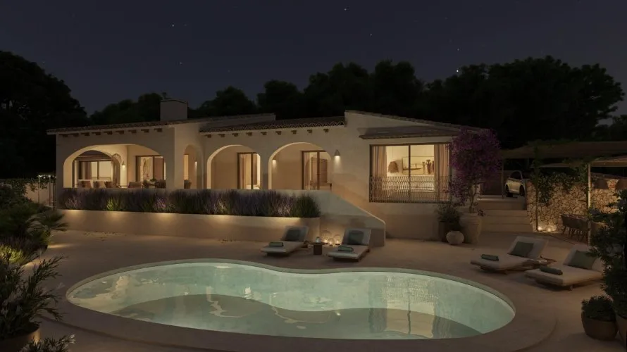 Villa de 3 chambres à Fustera, Espagne No. 1344