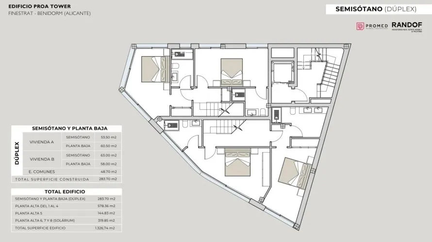Penthouse de 3 chambres à Finestrat, Espagne No. 1096 № 10