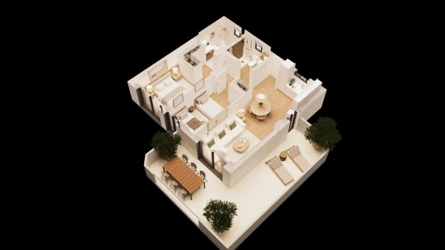 Apartment de 1 chambre à Finestrat, Espagne No. 627