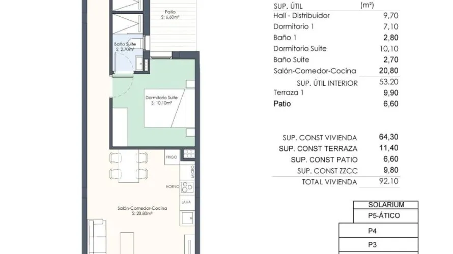 Apartment de 2 chambres à Torrevieja, Espagne No. 908 № 11