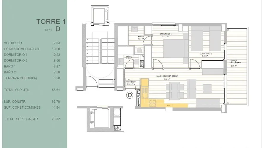 Apartment de 2 chambres à Guardamar del Segura, Espagne No. 1451