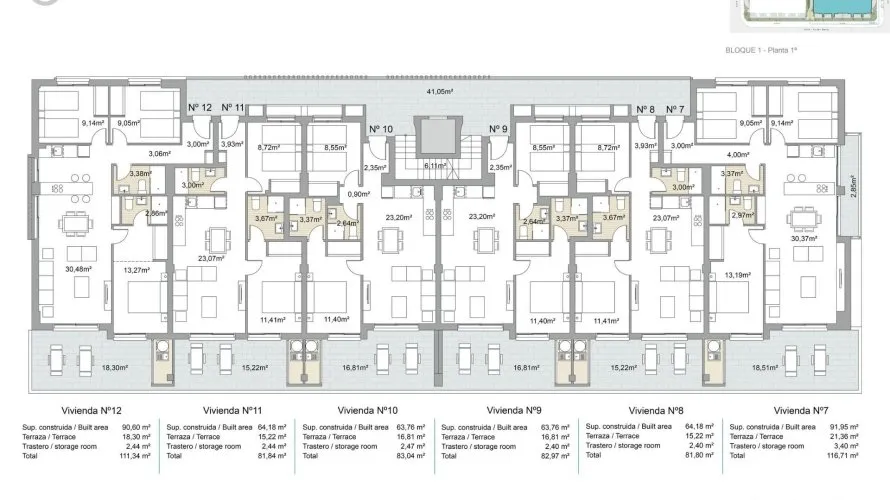 Apartment de 2 chambres à Pilar de la Horadada, Espagne No. 1748 № 8