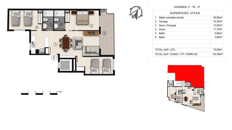 Квартира с 3 спальнями в Alegria Residencial XX, Торревьеха, Испания №71