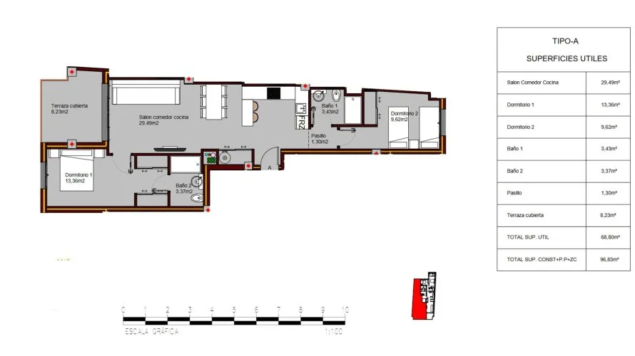 Квартира с 2 спальнями в Alegria Residencial XIX, Торревьеха, Испания №65