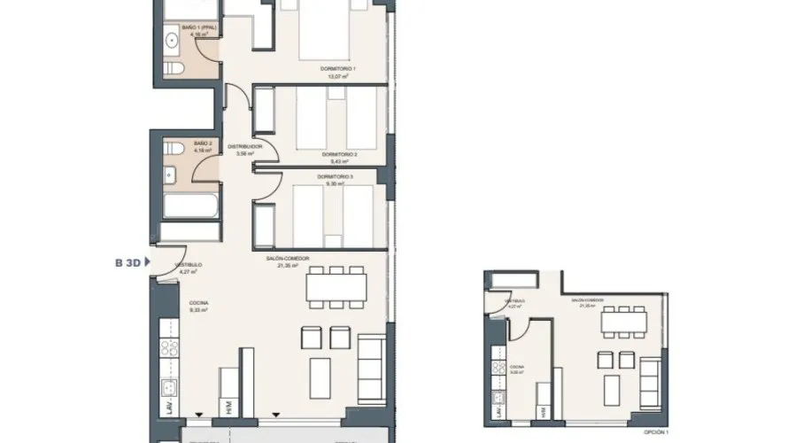 Квартира с 3 спальнями в  Аликанте, Испания №698 № 12