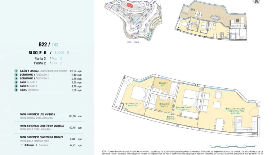 2 bedrooms penthouse for sale , Aguilas, Spain No. 673 № 7