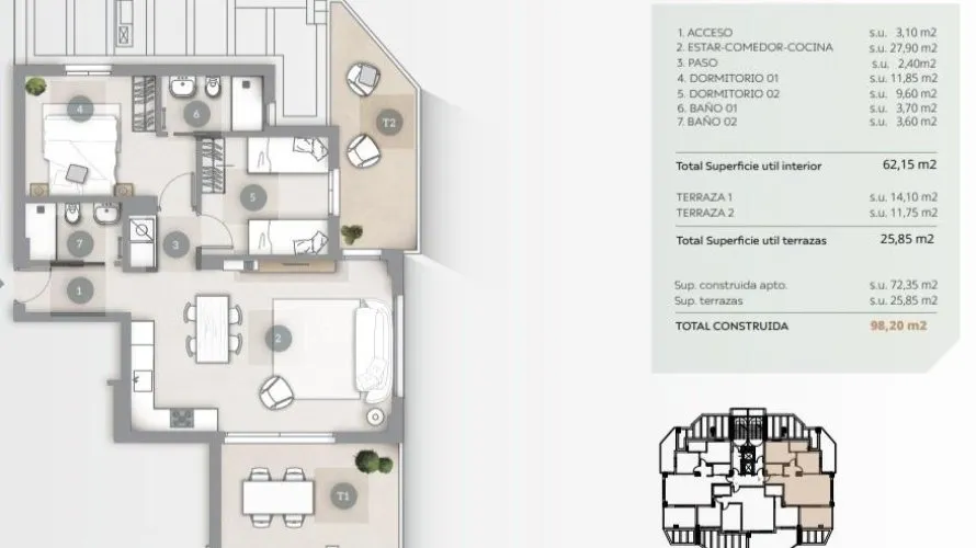 2 bedrooms apartment for sale , Calpe, Spain No. 853 № 8