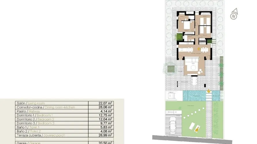 3 bedrooms villa for sale, San Fulgencio, Spain No. 869 № 17