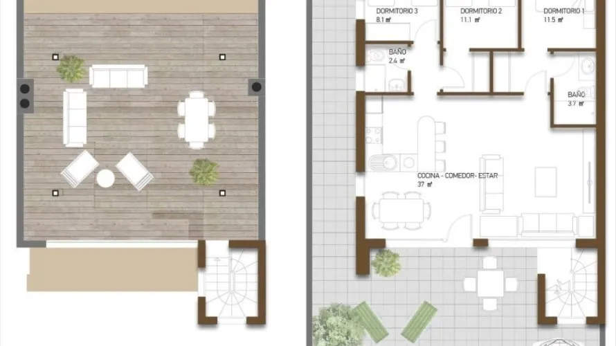 3 bedrooms villa for sale, Fuente Alamo de Murcia, Spain No. 1414 № 7