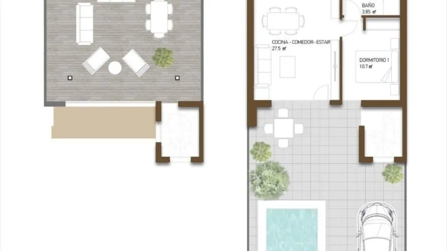 2 bedrooms villa for sale, Fuente Alamo de Murcia, Spain No. 1413 № 19